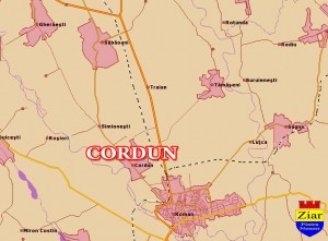 Harta Comuna Cordun - Neamt