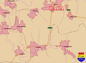 Harta Comuna Bara - Neamt