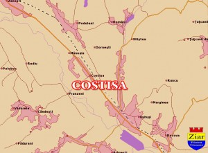 Harta Comuna Costisa Neamt