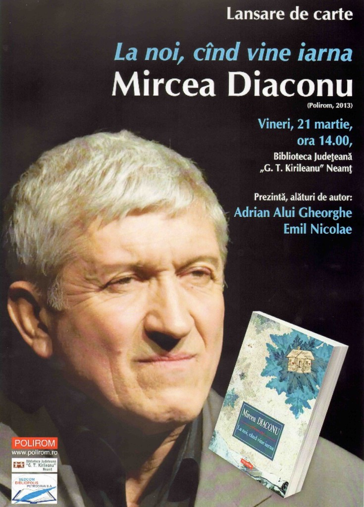 Afis 03_21_2014 Lansare carte Mircea Diaconu