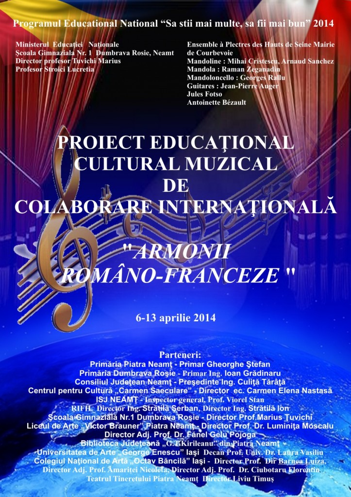 Poster Armonii romana franceze-poza