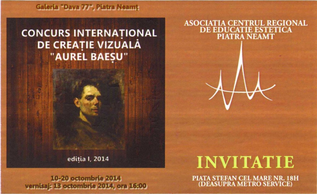 Invitatie Concurs Aurel Baesu