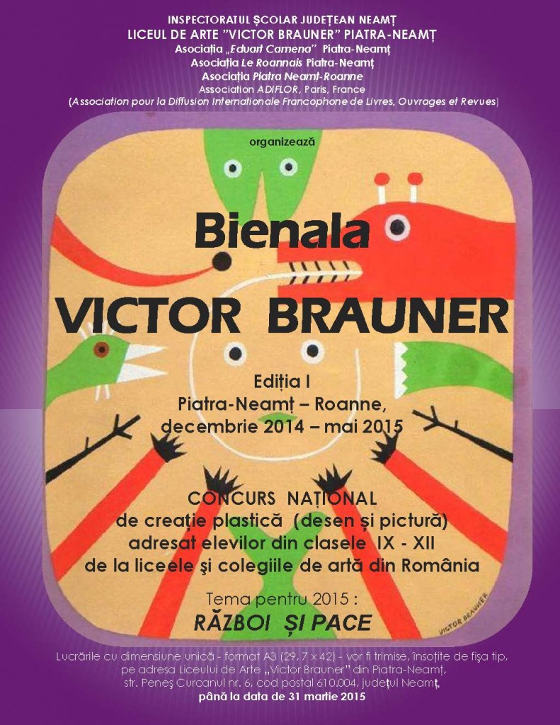 Afis Bienala Victor Brauner
