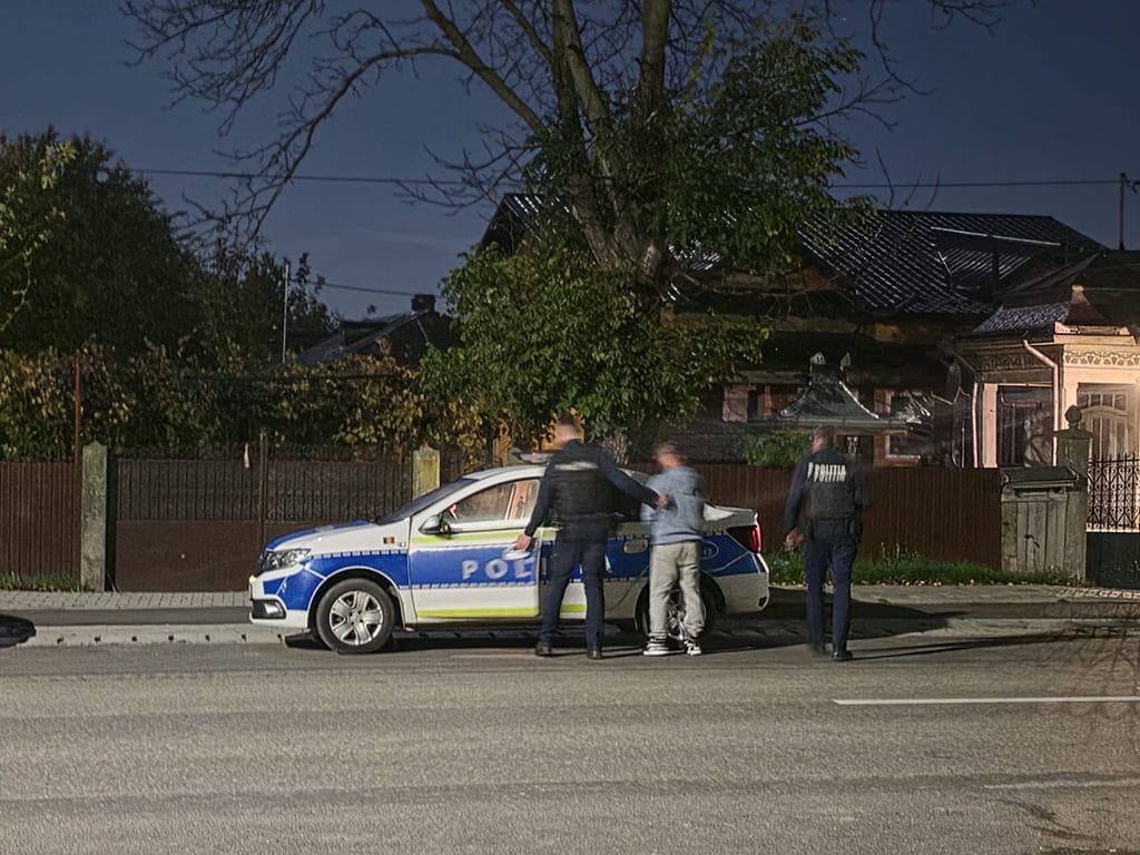 bărbat reținut de polițiștii din Săbăoani