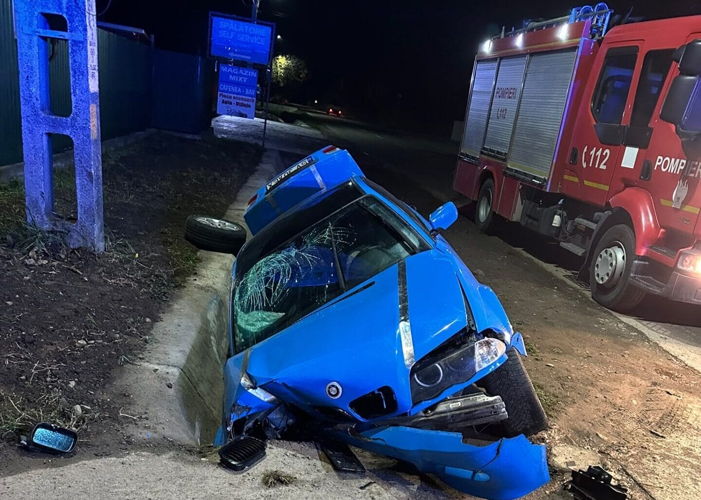 Accident rutier în comuna Țibucani