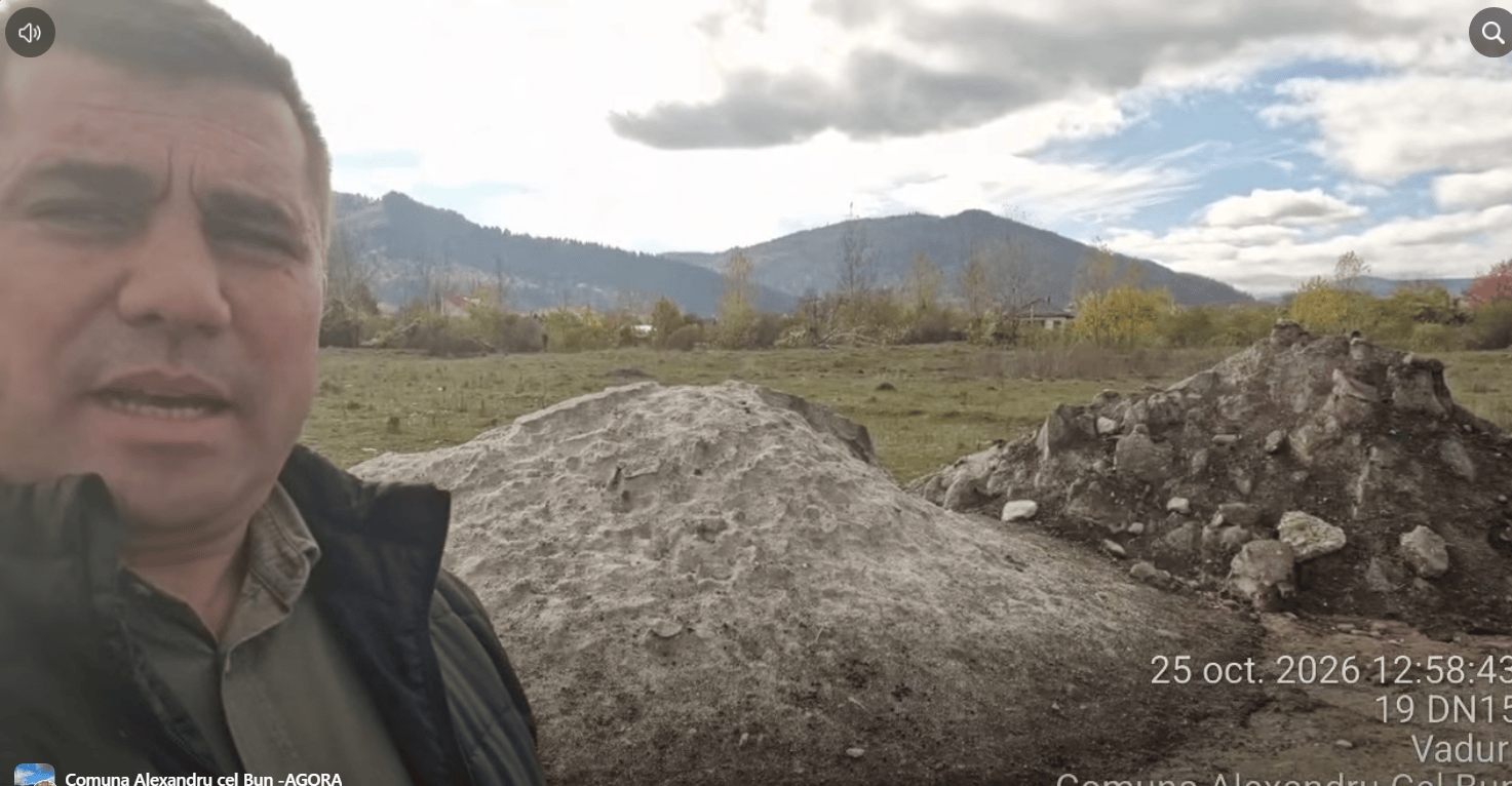 (VIDEO) Islazul comunal din Viișoara, transformat în spațiu de depozitare? Mugurel Burdulea cere explicații Primăriei Alexandru cel Bun