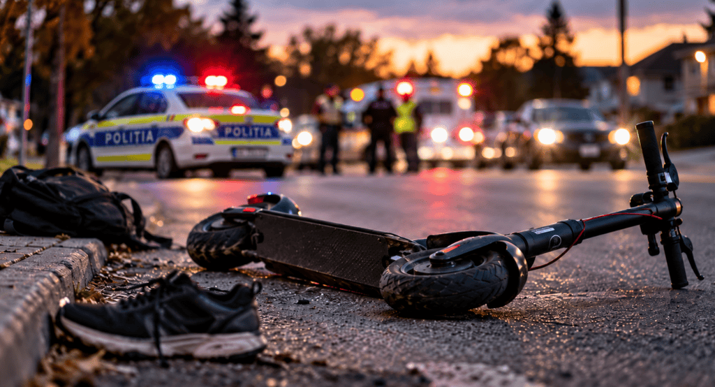 Doi minori transportați la spital